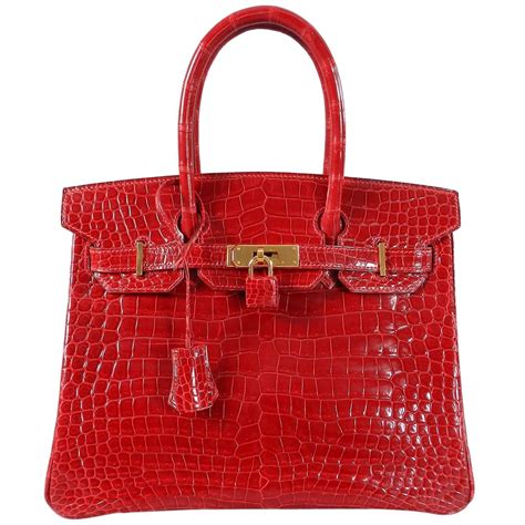 hermes red bags